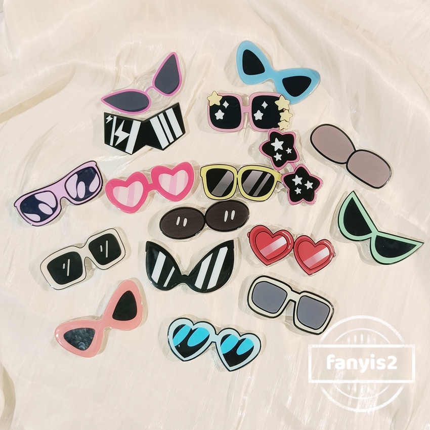 DIY CARTOON GLASSES Phone Stent Airbags Can be Wholesale Can Retract