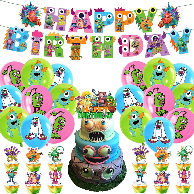 My Singing Monsters Birthday Party Decoration Singing Monsters Balloon