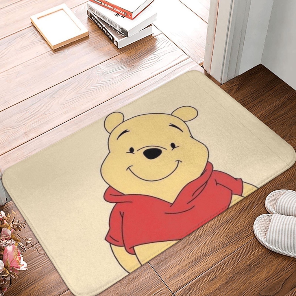 Disneys Winnie The Pooh Flannel Nonslip Floor Mat Carpet Home Decoration Door Mat Bathroom