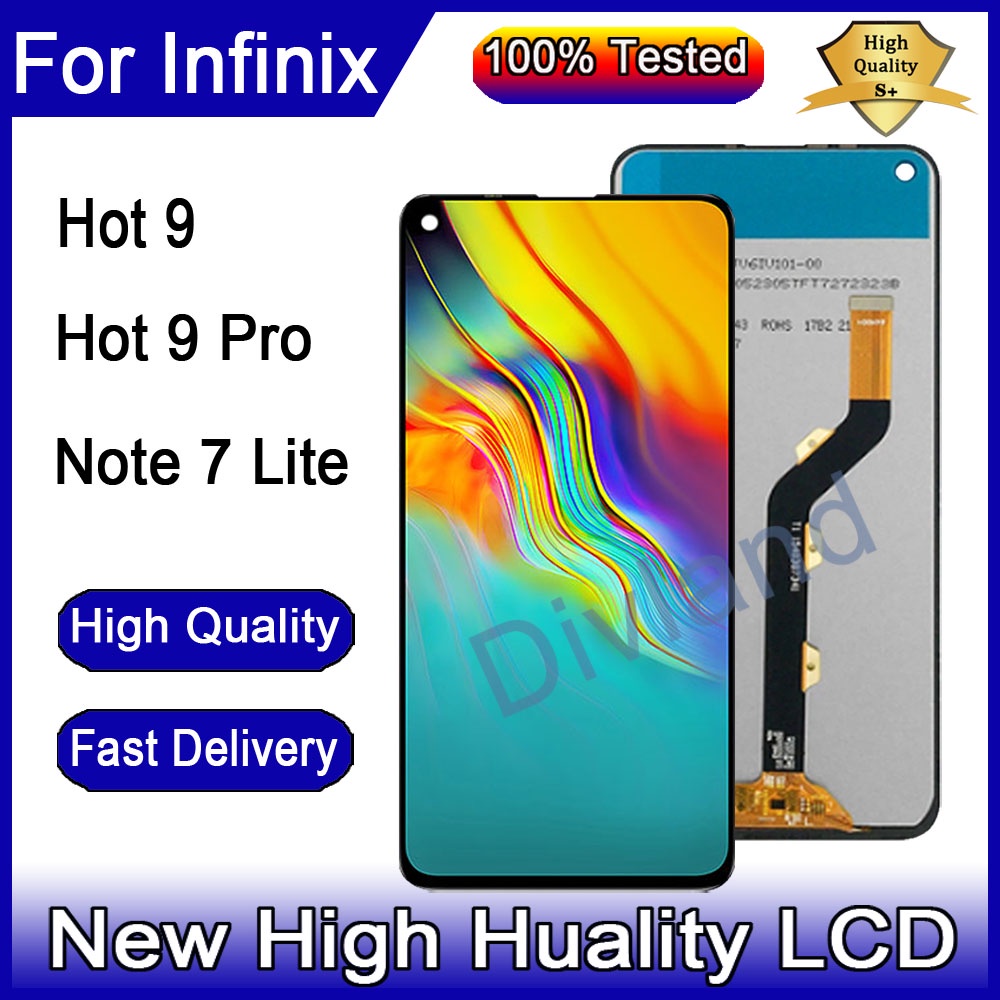 Original LCD For Infinix Hot 9 X655 X655C X655D Infinix Note 7 Lite ...