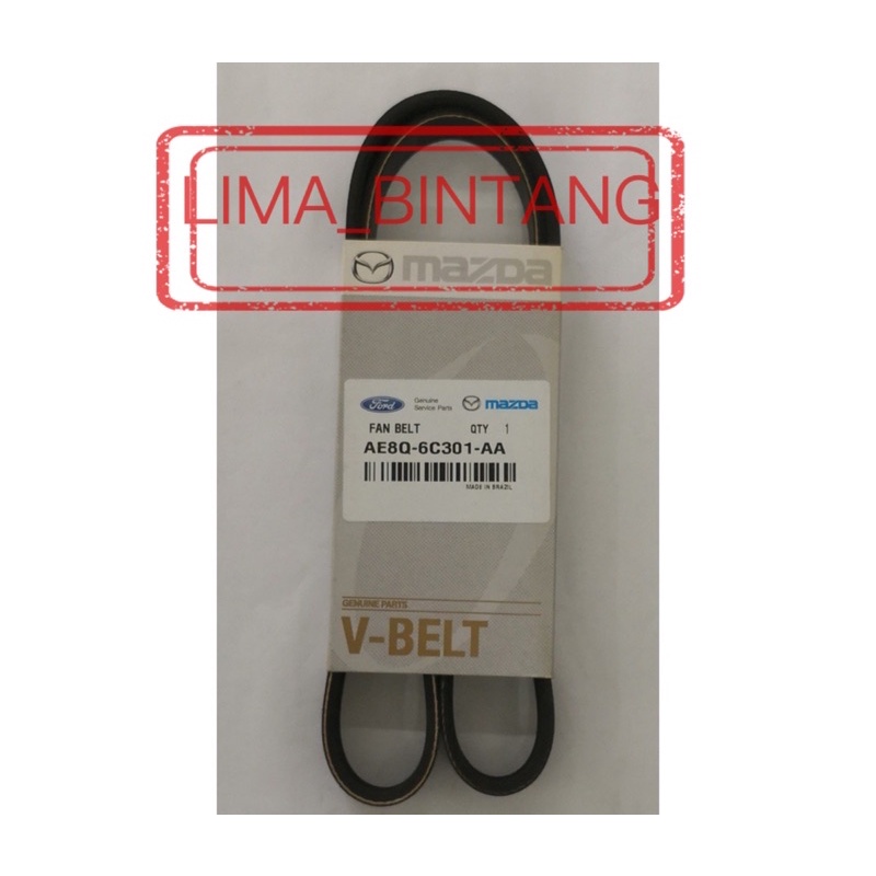 Fan Belt Ford Fiesta 1.4 & 1.6 6PK1037 (FORD OEM) Shopee Malaysia