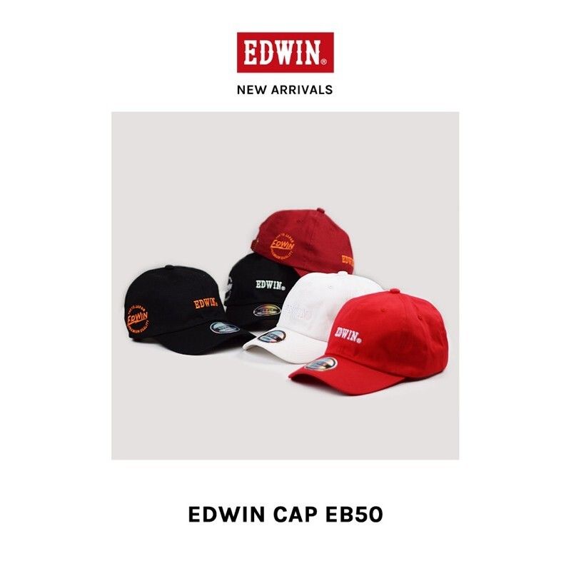 🔥ORIGINAL🔥 EDWIN SIGNATURE BRIM CAP | Shopee Malaysia