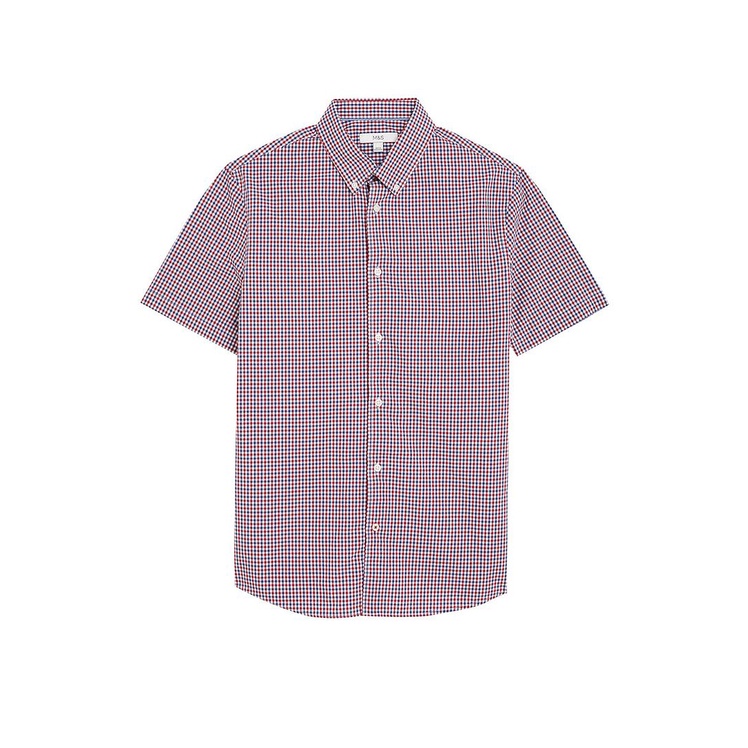 M&S Pure Cotton Gingham Shirt - T25/1183M | Shopee Malaysia