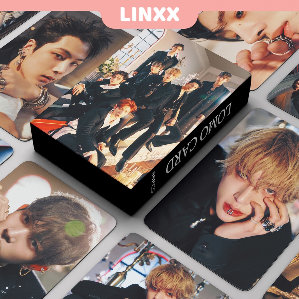 LINXX 55 Pcs ENHYPEN DARKBLOOD Album Lomo Card Kpop Photocards
