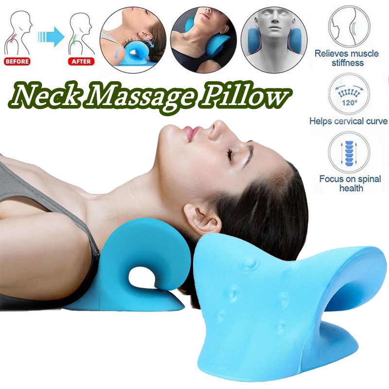 Neck Massage Pillow Neck Stretcher Gravity Shiatsu Neck Pillow For Neck
