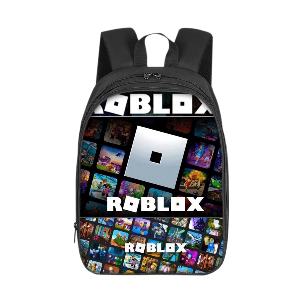 roblox robux Beg sekolah Kindergarten School Bag Kids Backpack 14inch ...