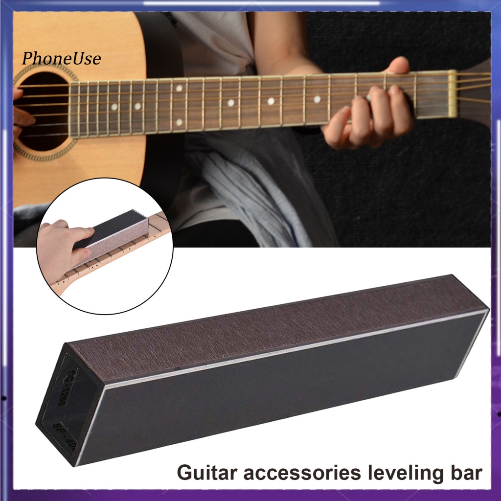 PhoneUse Guitar Leveling Beam Solid Polishing with Sandpaper Guitar
