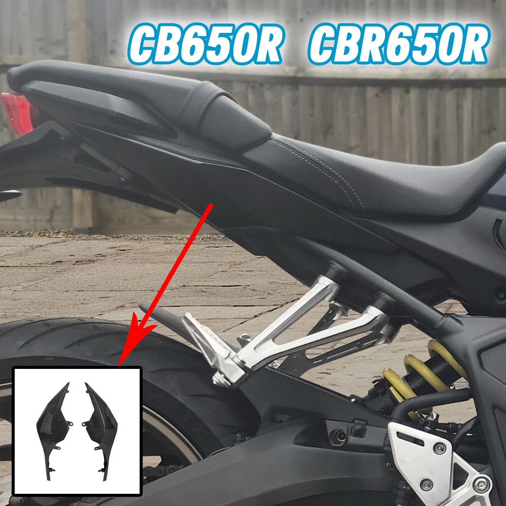 LJBKOALL cb650r Motorcycle Rear Seat Side Panel Cover Cowl Fairing For