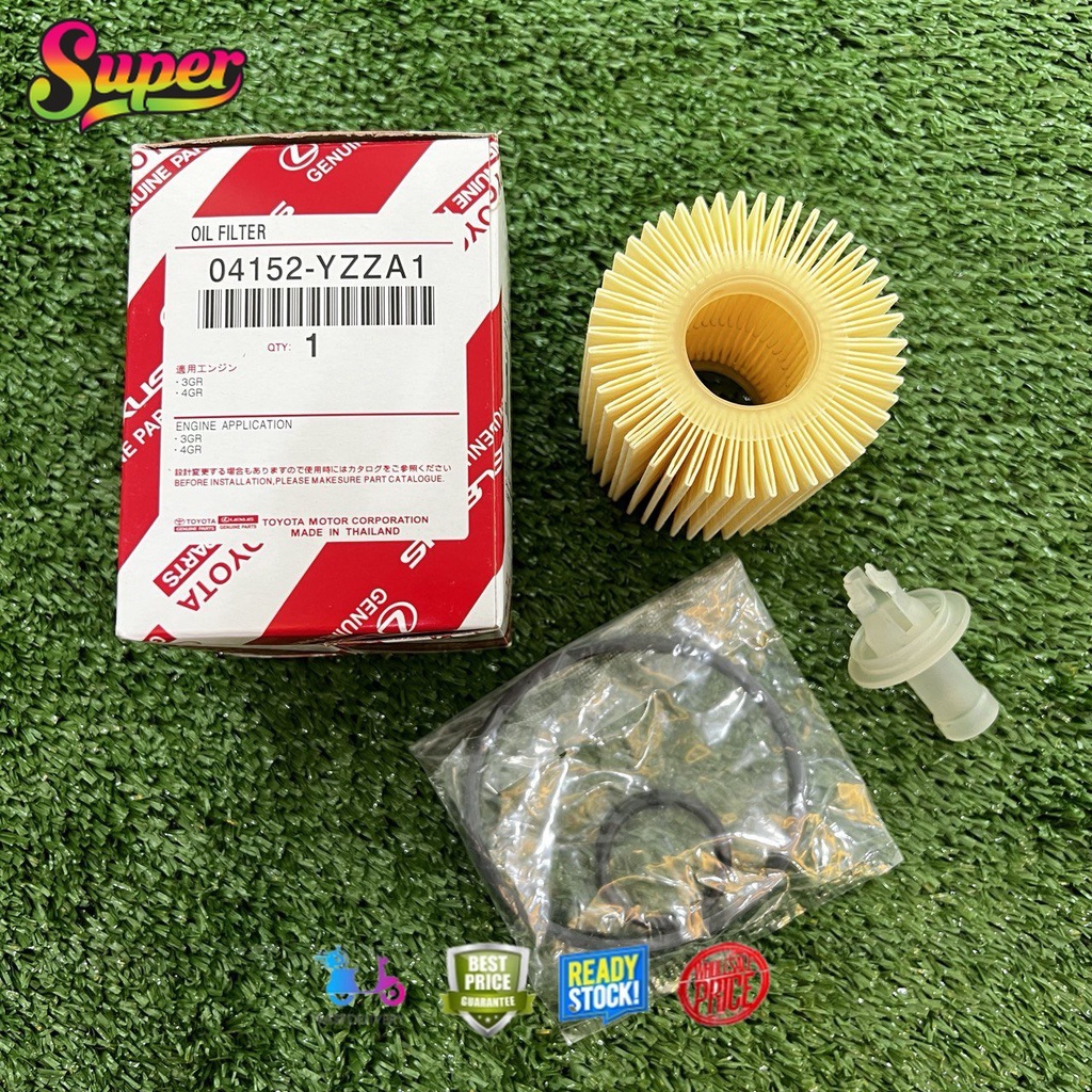 TOYOTA ORI OIL FILTER 04152-YZZA1 PAPER TOYOTA CAMRY ASV50/ HARRIER ...