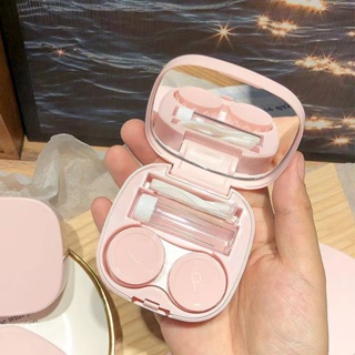 Cookie-shaped Round Contact Lens Case, Eyeglasses Storage Container Contact  Lenses Case Lenses Case Contact Lens Holder Lense Protector Lenses Box  Travel Accessories