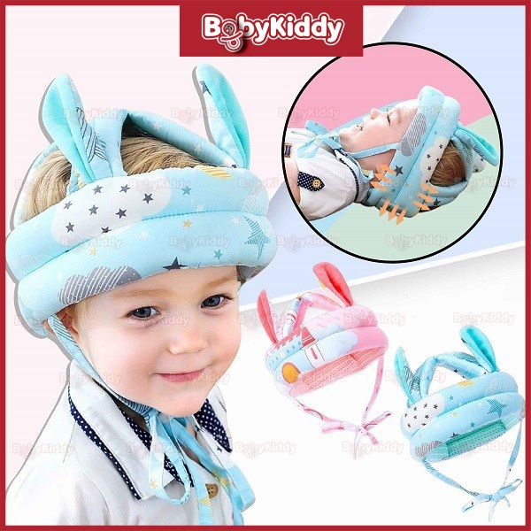 Baby Safety Head Fall Protector Breathable Pillow Headrest Guard Fall ...