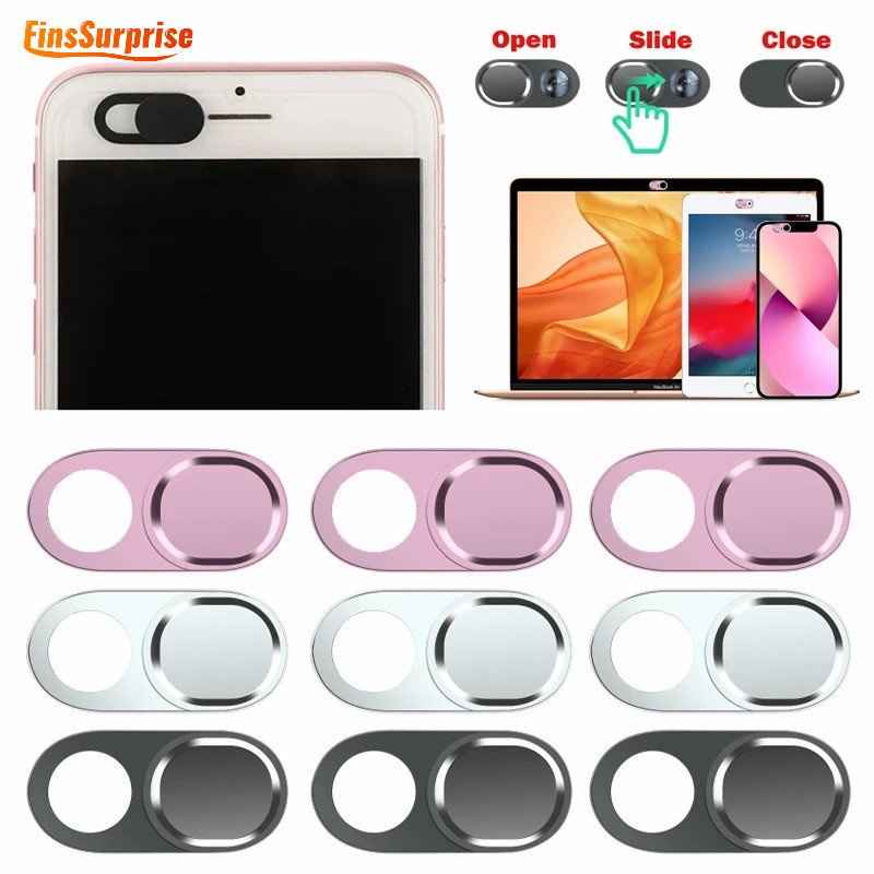 [Surprise] 3 Color Ultra-thin Metal Slide Phone Lens Cover / Universal ...