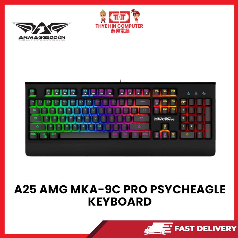 A25 AMG MKA-9C PRO PSYCHEAGLE KEYBOARD | Shopee Malaysia