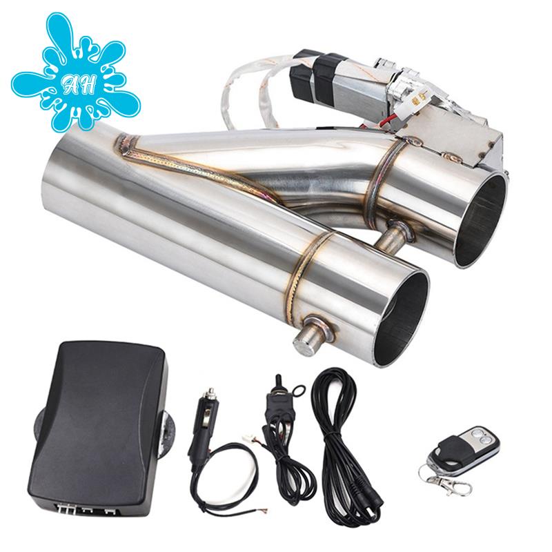 Exhaust ShutOff Valve System Dual Valve Electric with Wireless Remote