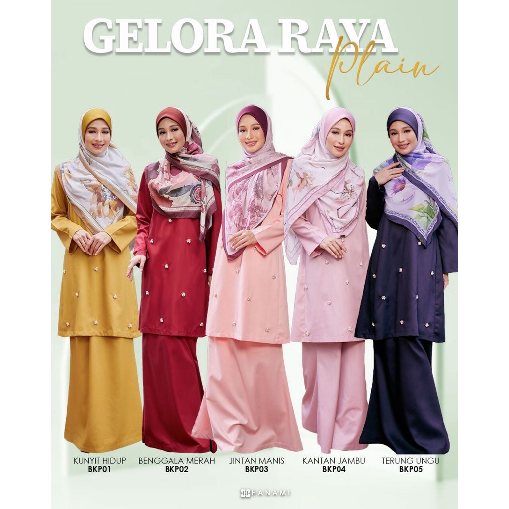 BAJU KURUNG PLAIN GELORA RAYA || BAJU RAYA SEDONDON || HIJABS BY HANAMI ...