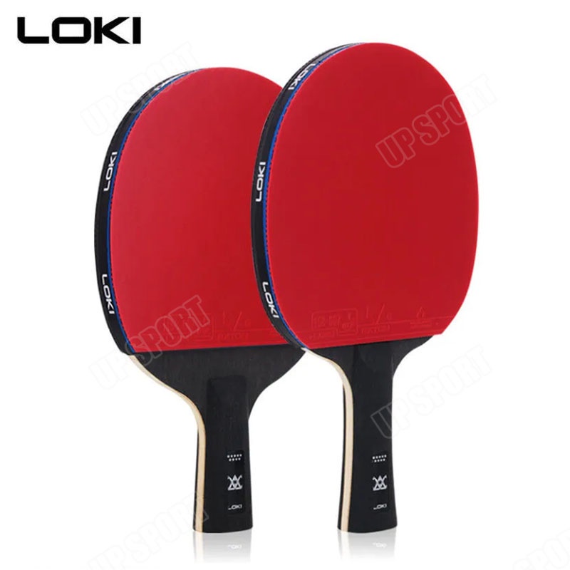 Loki 9 Star Professional Ping Pong Bat With Original Bag And Box Table
