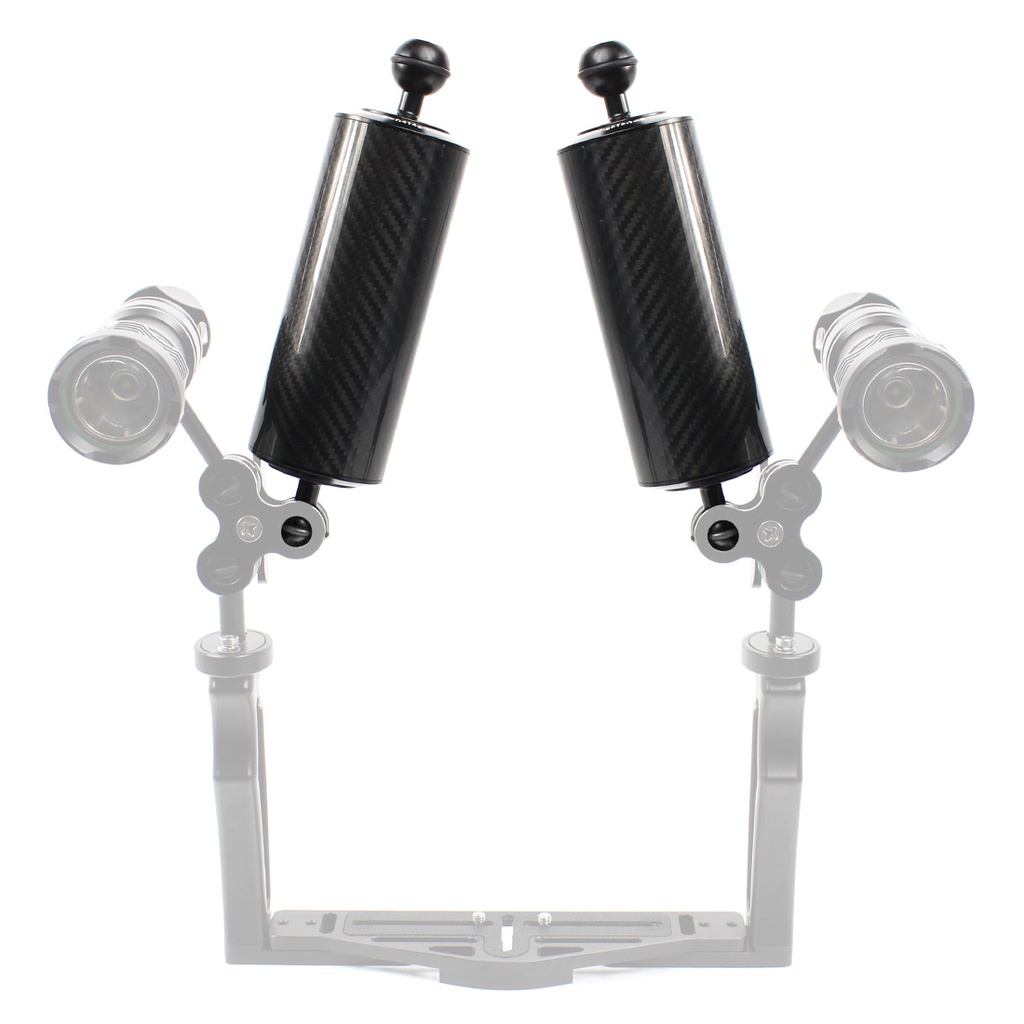 FEICHAO D60mm Carbon Fiber Float Buoyancy Aquatic Arm 110g-600g Dual ...