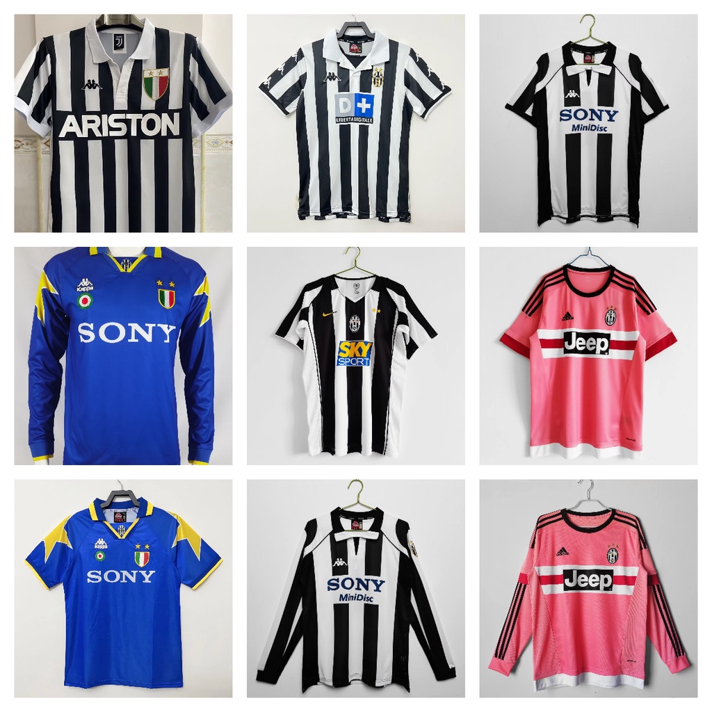 97 98 14 15 16 Juventus Del Piero Zidane Inzaghi Home Retro Fans ...