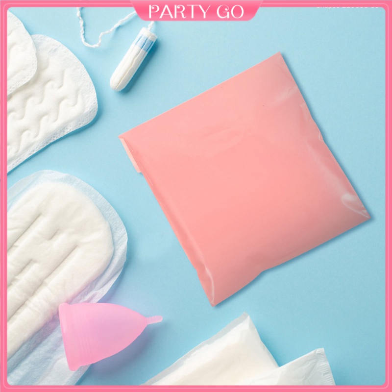 200 Pcs Waterproof Container Tampon Storage Bag Sanitary Napkin Holder