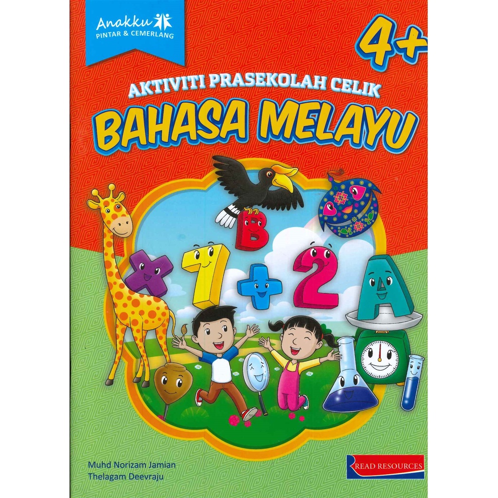 [RR] Aktiviti Prasekolah Celik Bahasa Melayu 4+ Tahun | Shopee Malaysia