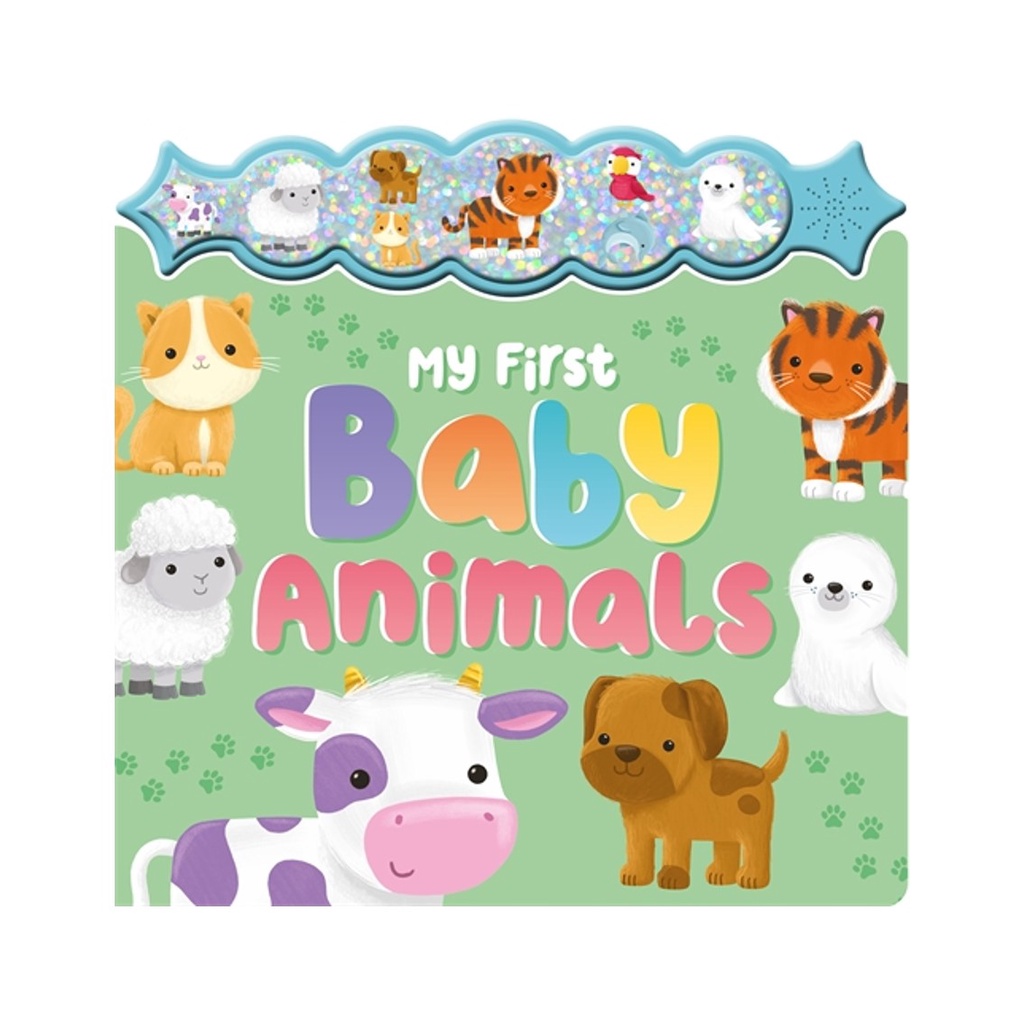 My First Baby Animals With 8 Buttons Sound Book For Toddlers & Kids