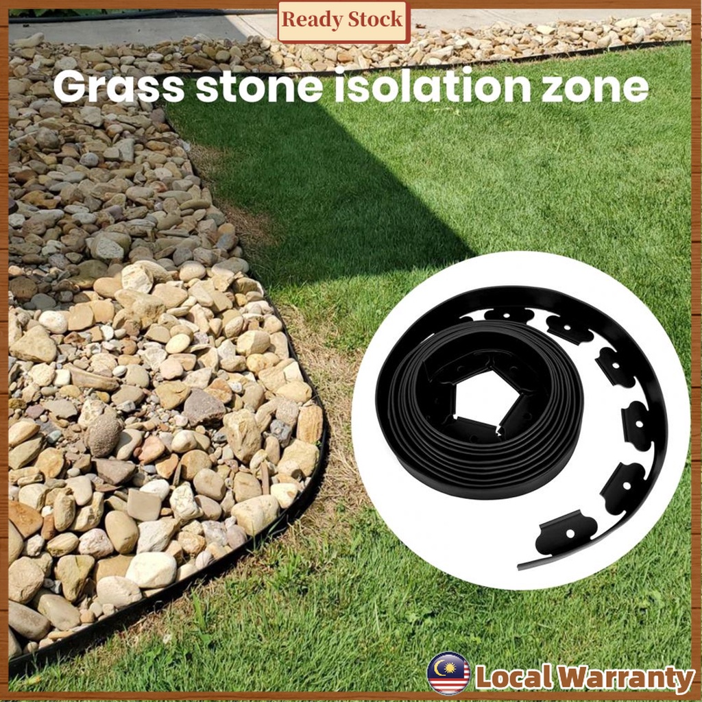 10M Garden Border Recyclable Lawn Border Garden Edging Border Grass Edging Fence Lawn Edging