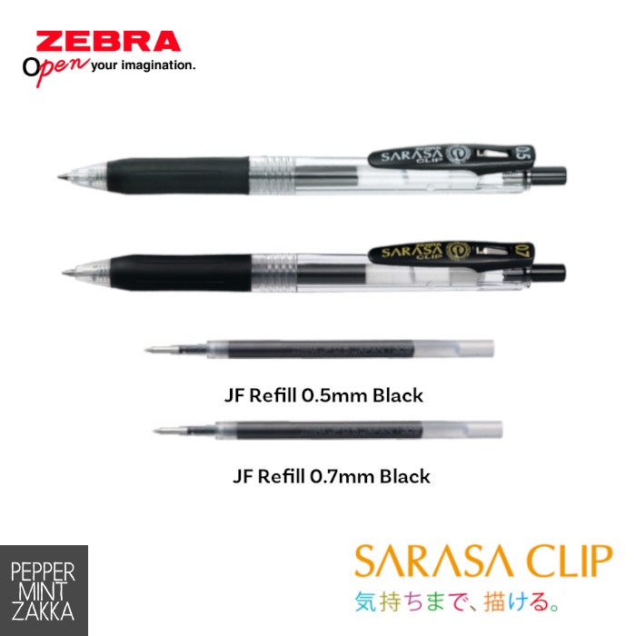 Zebra Penna A Sfera Gel Sarasa Clip 0.7mm Blu: Set Da 5 Penne Retrattili Con Inchiostro Pigmentato E Impugnatura In Gomma - 2
