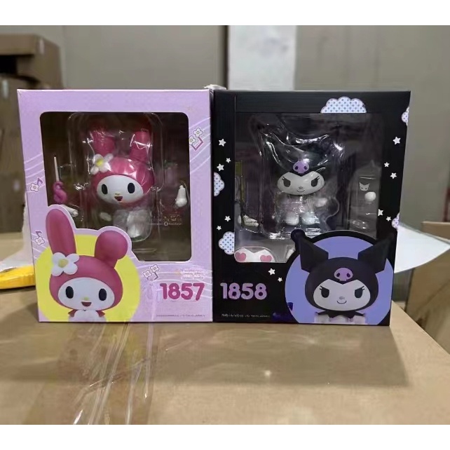 Sanrio Nendoroid Kuromi My Melody Change Face Action Figure Model
