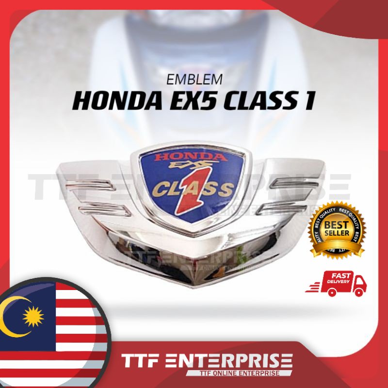 HONDA EX5 CLASS 1 EMBLEM LOGO HORN COVER EMBLEM FRONT EMBLEM | Shopee ...