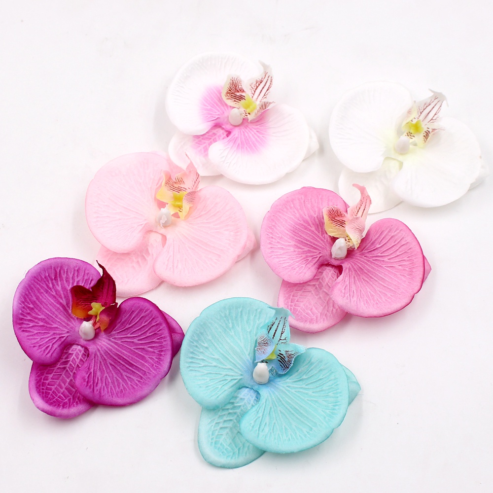 Butterfly Orchid Artificial Flower Wedding Decorative Flower Diy Wreath