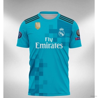 2017-2018 Real Madrid CF RONALDO #7 FOOTBALL JERSEY BLUE