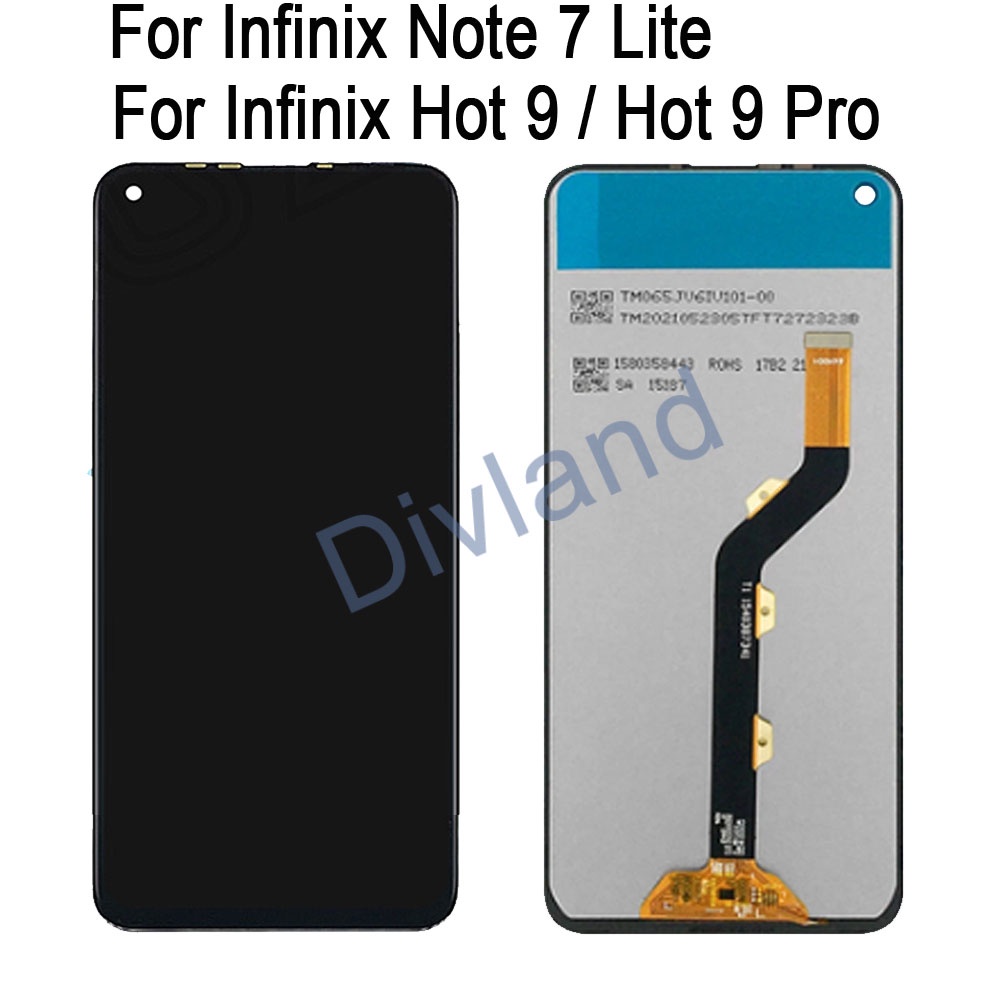 Original LCD For Infinix Hot 9 X655 X655C X655D Infinix Note 7 Lite ...