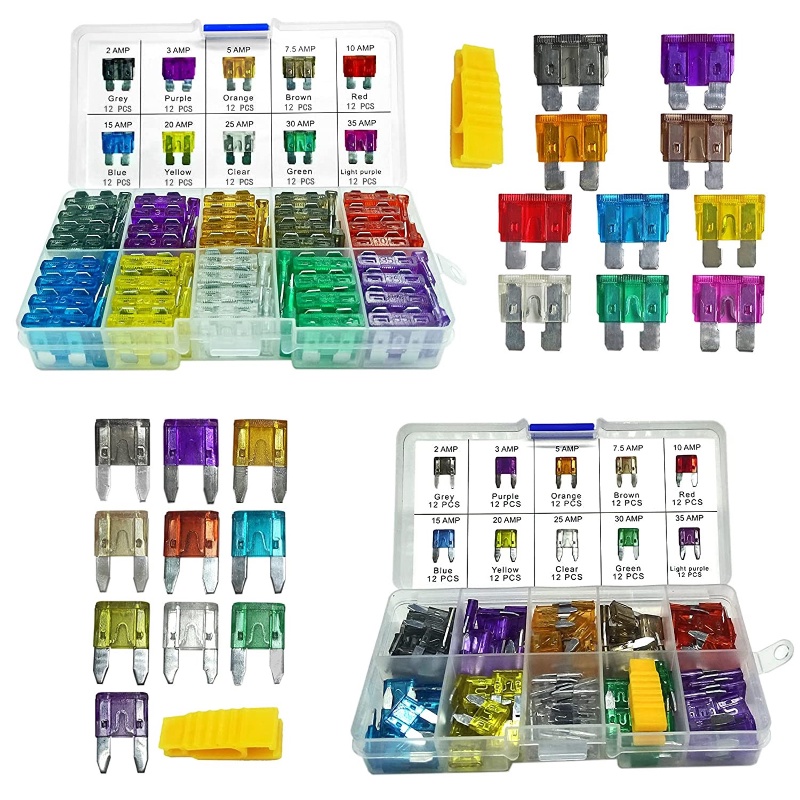 50PCS Car Fuse Motorcycle Fuse Standard Mini Fuse Lorry Fius Kereta 3