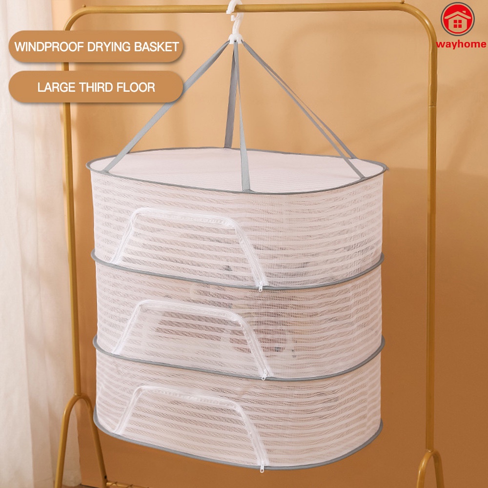 Herb Drying Rack for Dry Layered Folding Fish Mesh Collapsible Dry Net ...