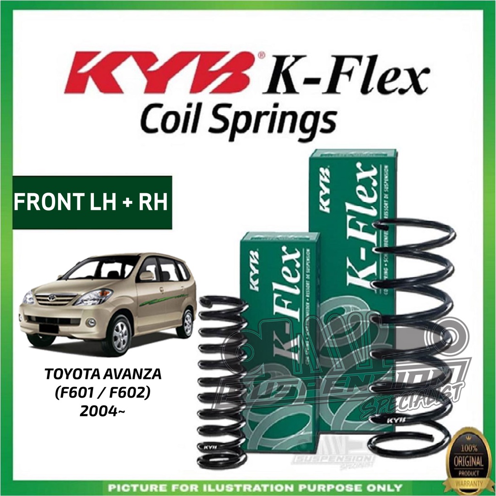 TOYOTA AVANZA F601 / F602 (2004~2013) FRONT / REAR / SET COIL SPRING ...