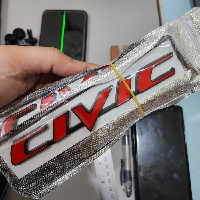 Honda ALL NEW CIVIC FD-1 FD-2 EMBLEM / ORIGINAL HONDA CIVIC LOGO ...
