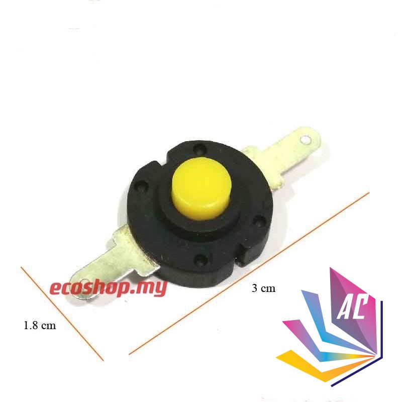 【Ready Stock】Mini Circular Tap Switch for DIY Accessories ON/OFF Button ...
