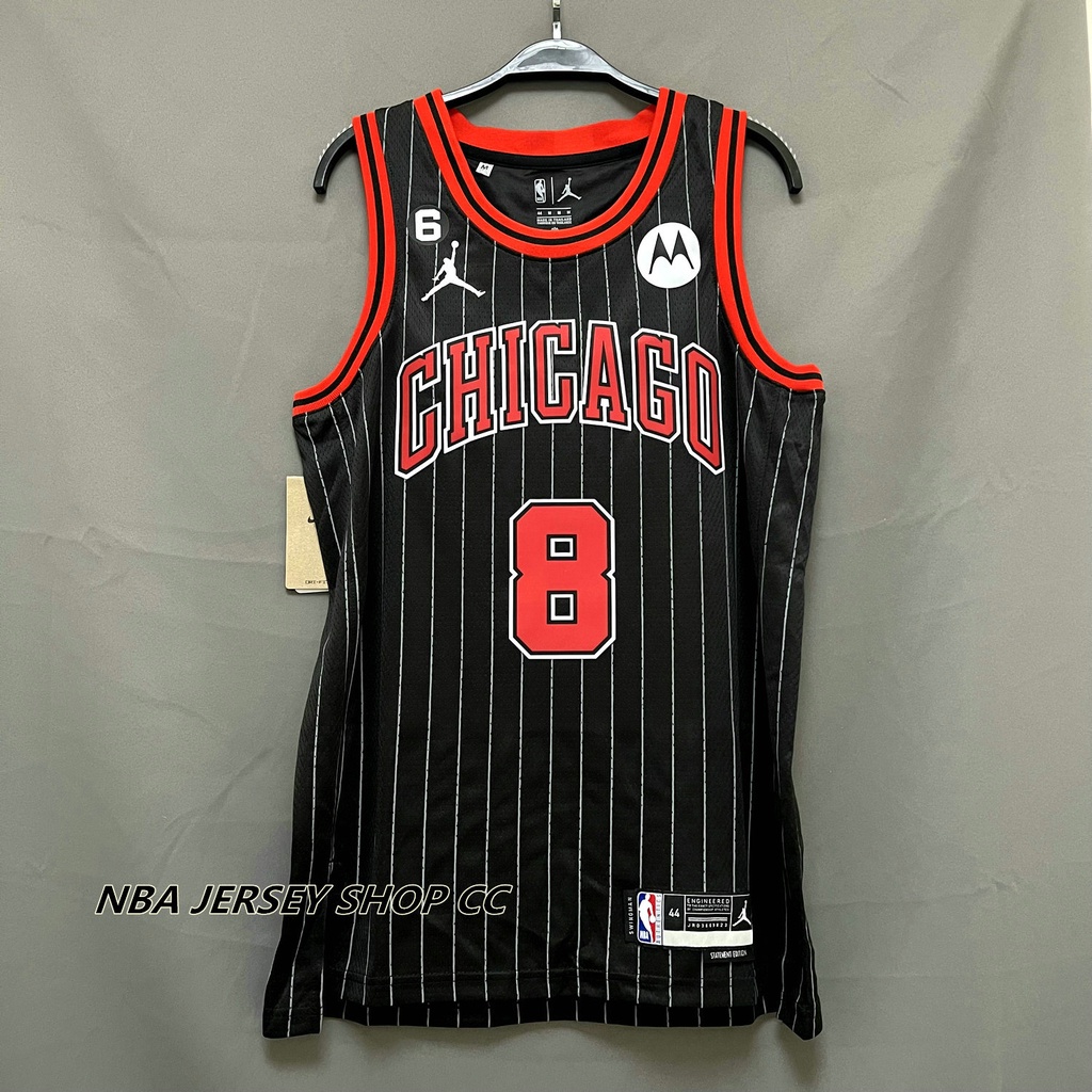 2021 20 Chicago Bulls 8 Zach Lavine Statement Swingman Black 3D Jersey -  Jersey NBA / M / Custom