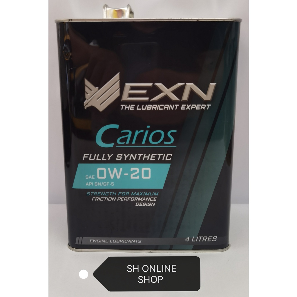 EXN CARIOS SAE 0W20 API SN/GF5 Fully Synthetic Engine Oil (4 Litre