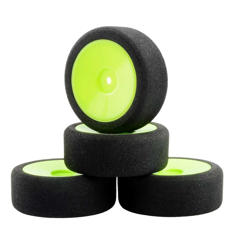 12mm Hex RC Racing Cars Accessories 4Pcs Set Racing Foam Tire Wheel Rim