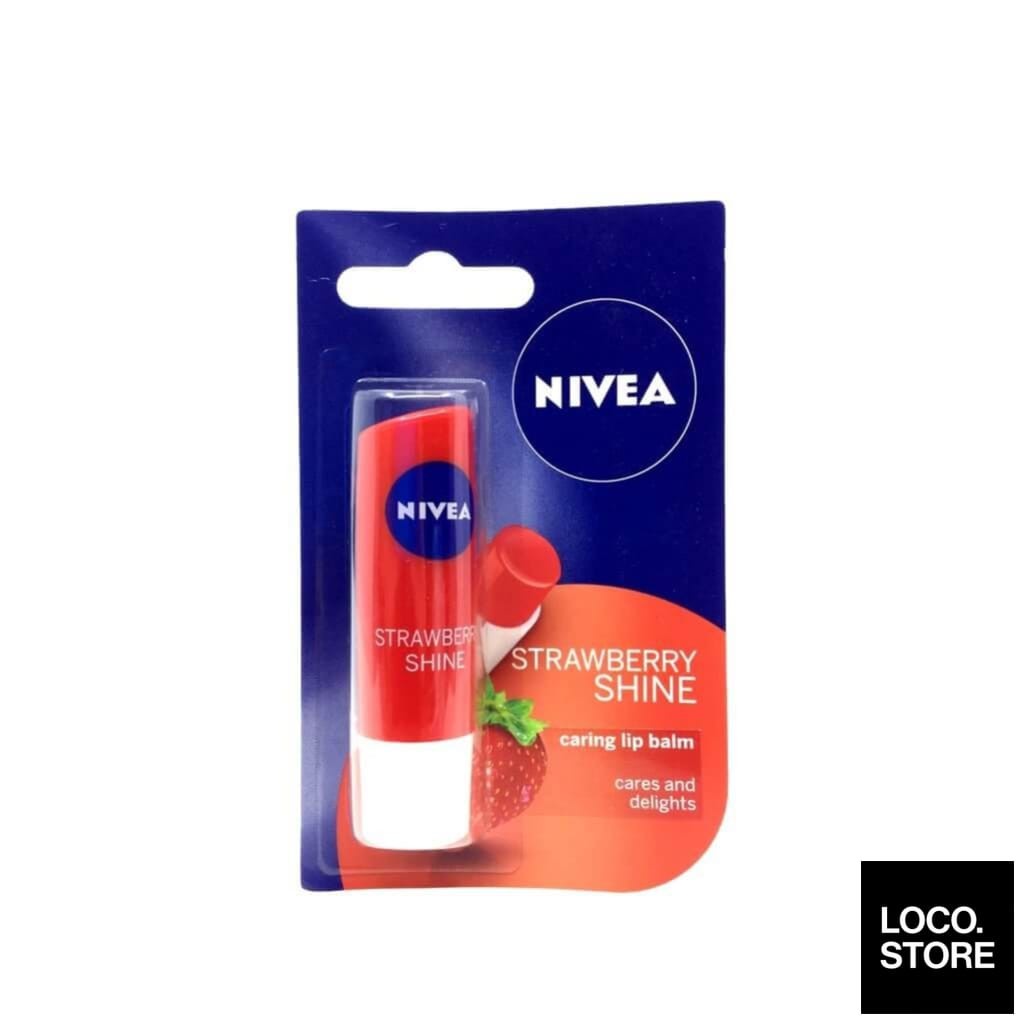 Nivea Strawberry Shine Caring Lip Balm 48g Shopee Malaysia