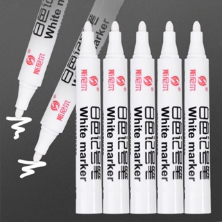 1.0mm Waterproof White Marker Pen Permanent Graffiti Gel Pencil