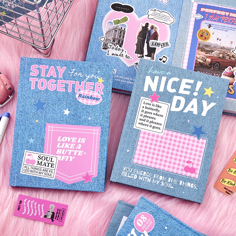 Imoda 1pc Korean Style Notebook Comes with Bookmark Notepad B6 ...