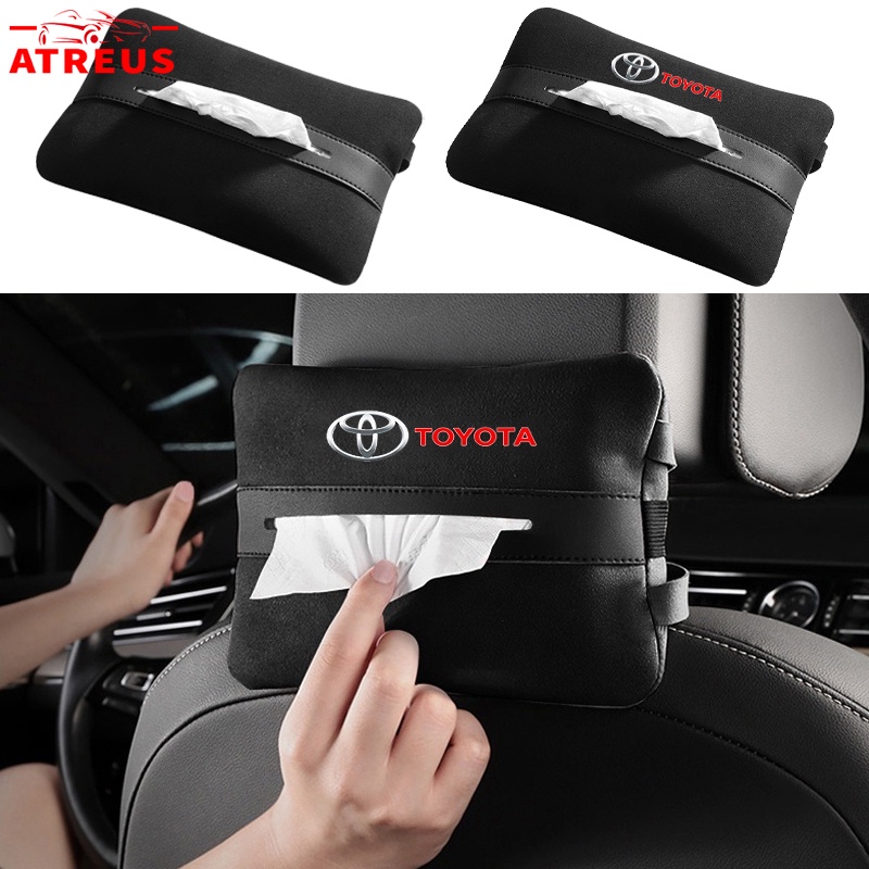 Toyota Car Tissue Storage Bag Car Seat Armrest Box Paper Towel Box For