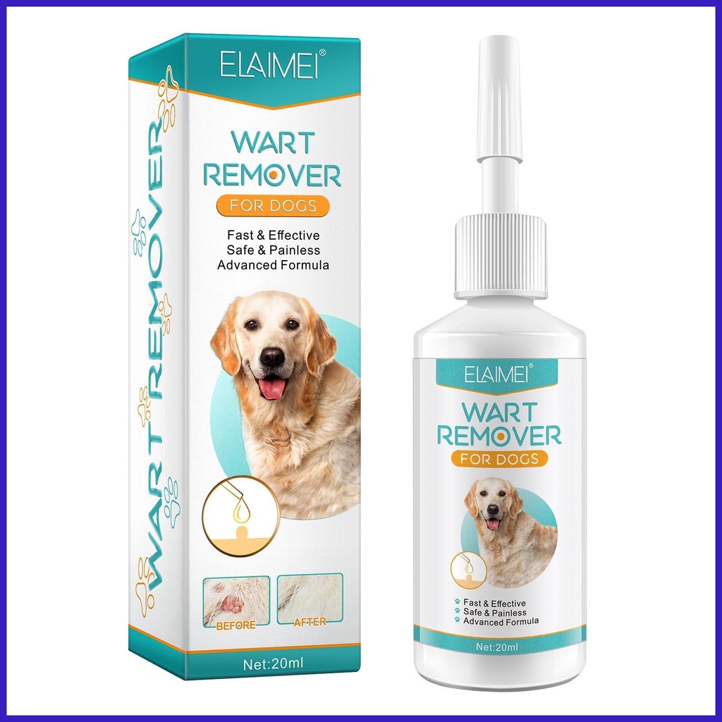 20ML Pet Dog Warts Remover Natural Dog Skin Tags Dog Wart Removal Treat