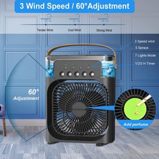 Kipas Mini Air Cooler Fan 6 Inches Portable Cooling Fans With 5 Sprays ...