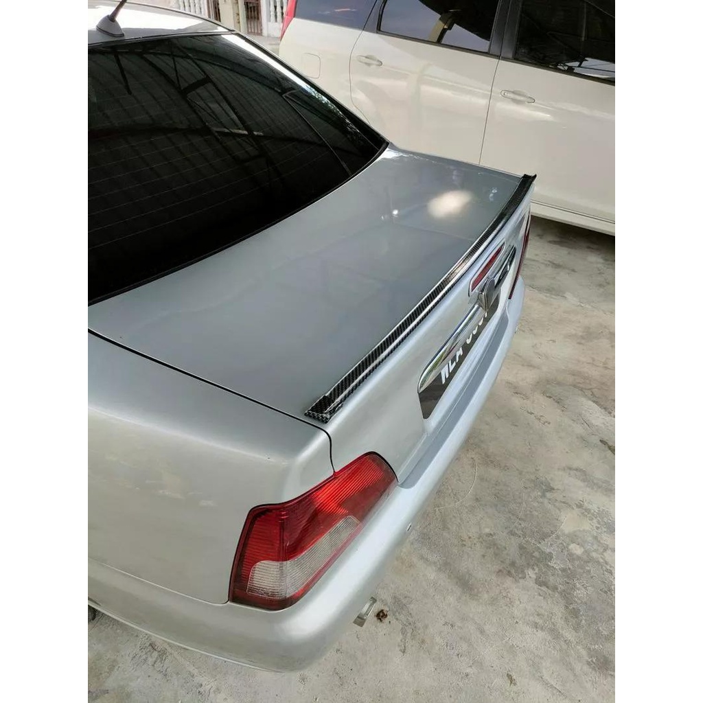 PROTON WAJA REAR BOOT BONNET DUCKTAIL SPOILER Rubber Bumper Roof Tail ...