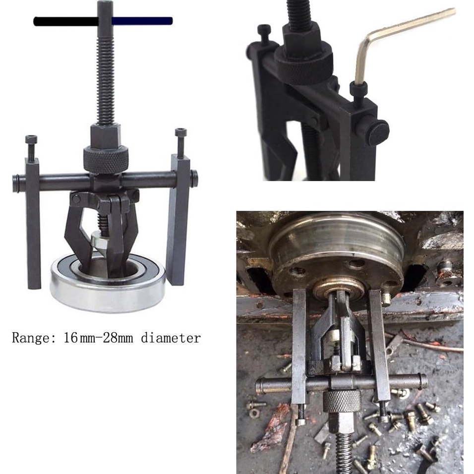3Jaws Pilot Inner Bearing Puller Internal Bearing Puller Gear Wheel