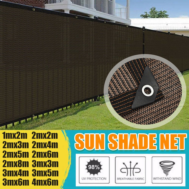 Sun Shade Net Outdoor Anti-UV Awnings Sunblock Sun Shelter Garden Smart ...