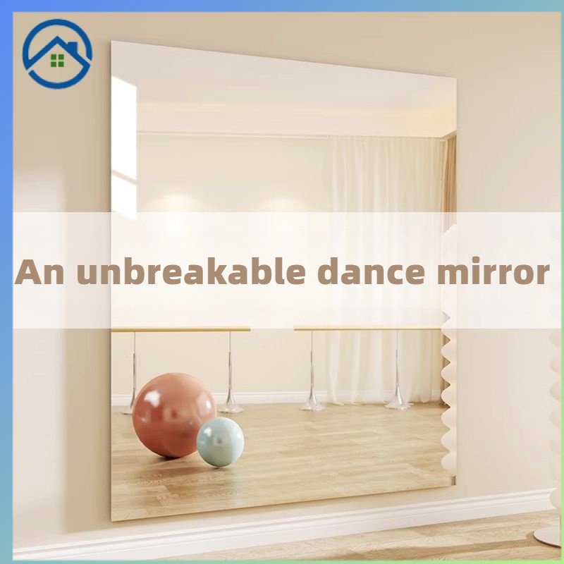 Dance studio large mirror wall selfadhesive acrylic full body dressing